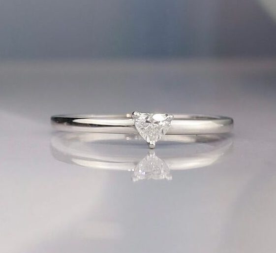 .14 Carat Diamond Engagement Ring 18K White Gold ER0351-WG