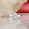 GIA .30 Carat Diamond w/ .08 CTW Engagement Ring 18K White Gold ER0329-WG