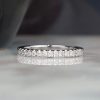 .15 CTW Diamond Half Eternity 18K White Gold HE423-1 WG