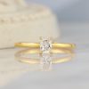 GIA.36 Carat Diamond Engagement Ring 18K Yellow Gold ER0334-YG