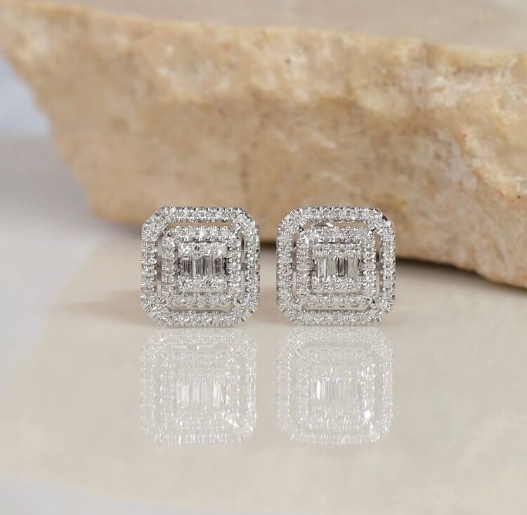 .30 CTW Diamond Earring 14K White Gold JS229E-WG