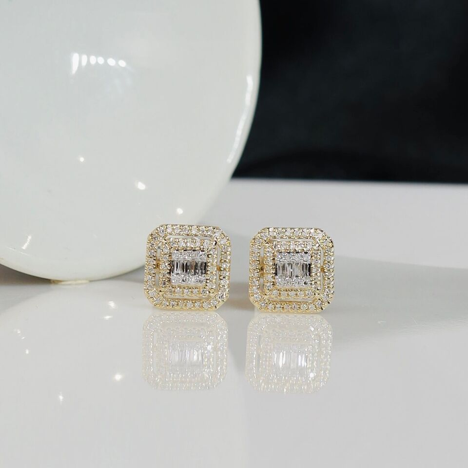 .30 CTW Diamond Earrings 14K Yellow Gold JS229E-YG