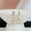 .273 CTW Diamond Dangling Earrings 14K Yellow Gold JS230E-WYG