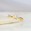 GIA .32 Carat Diamond Engagement Ring 18K Yellow Gold ER0365-YG