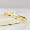 GIA .32 Carat Diamond Engagement Ring 18K Yellow Gold ER0365-YG