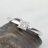 GIA .36 Carat Diamond Engagement Ring 18K White Gold ER0367-WG