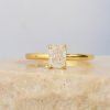 GIA 1.01 Carat Diamond Engagement Ring 18K Yellow Gold ER0377-YG