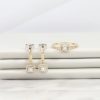 .419 CTW Diamond Earrings & Ring Set 14k Yellow Gold JS230-WYG