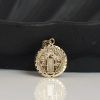 18K Yellow Gold Pendant MP12-3