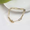 18K Yellow Gold Linked Chain Bracelet MB66-2