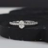 GIA .44 CTW Diamond Engagement Ring 18K White Gold ER0364-WG