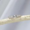 .62 CTW Diamond Ring 18K White Gold PR373-WG