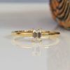 GIA .38 Carat Diamond Engagement Ring 18K Yellow Gold ER0368-YG