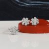 1.31 CTW Diamond Earrings & Ring Set 14K White Gold JS228-WG