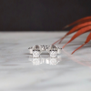 .18 CTW Diamond Stud Earrings 18K White Gold E0125-WG