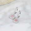 .60 CTW Diamond Dangling Earrings 18K Twotone E0144-1 WRG