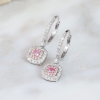 .60 CTW Diamond Dangling Earrings 18K Twotone E0144-1 WRG