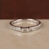 .31 CTW Diamond Engagement Ring 18k White Gold ER798 sep