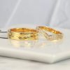 .17 CTW Diamond Wedding Rings 18K Yellow Gold WR443-YG