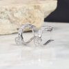 .528 CTW Diamond Clip Earrings 14K White Gold JS233E-WG