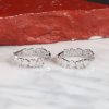 1.59 CTW Diamond Inside & Out Loop Earrings 14K White Gold E0147-WG