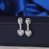 .396 CTW Diamond Dangling Earrings 14K White Gold JS239E-WG