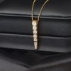 1.02 CTW Diamond Necklace 18K Yellow Gold N374-YG