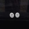 .22 CTW Diamond Stud Earrings 14K White Gold JS240E-WG