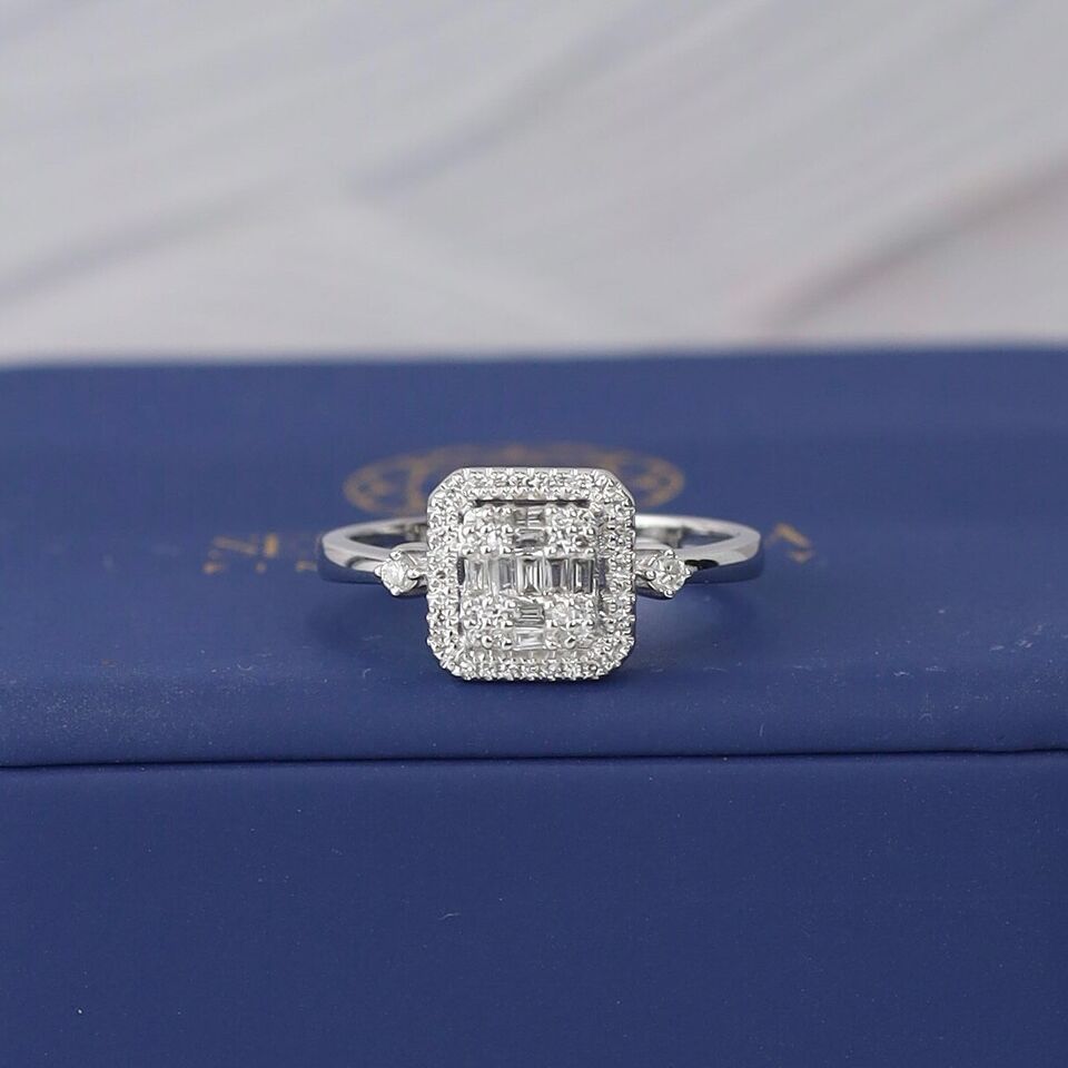 .242 CTW Diamond Ring 14K White Gold JS242R-WG