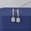 .359 CTW Diamond Dangling Earrings 14K White Gold JS242E-WG