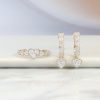 .903 CTW Diamond Clip Earrings & Ring Set 14K Yellow Gold JS233-YG