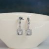 .276 CTW Diamond Dangling Earrings 14K White Gold JS230E-WG