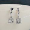 .276 CTW Diamond Dangling Earrings 14K White Gold JS230E-WG