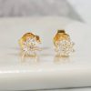 .168 CTW Diamond Rositas Earrings 18K Yellow Gold E0120-YG