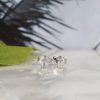 .16 CTW Diamond Stud Earrings 18K White Gold E0123-1 WG