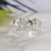 .16 CTW Diamond Stud Earrings 18K White Gold E0123-1 WG