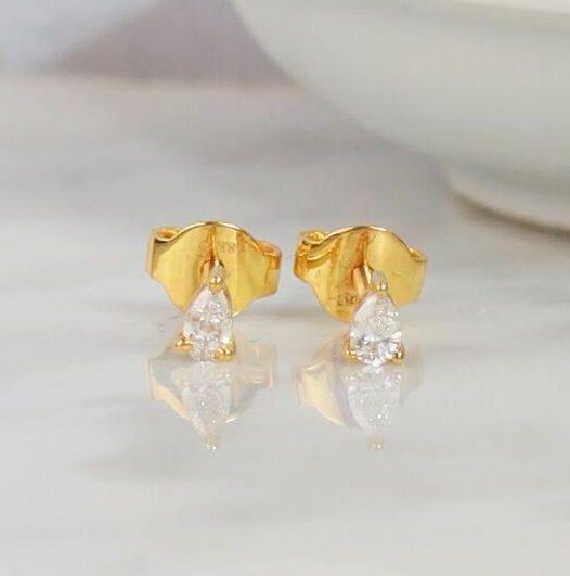 .15 CTW Diamond Stud Earrings 18K Yellow Gold E0132-YG