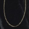 18K Yellow Gold Linked Chain Neckalce MN04-1