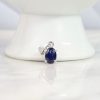 1.01 Carat Blue Sapphire Pendant 18K White Gold JS231P-WG