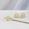 1.316 CTW Diamond Earrings & Ring Set 14K Yellow Gold JS228-YG