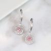 .60 CTW Diamond Dangling Earrings 18K Twotone E0144-WRG