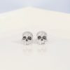 .39 CTW Diamond Stud Earrings 14K White Gold E0138-WG