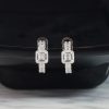 .495 CTW Diamond Stud Earrings 14K White Gold JS237E-WG