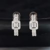 .495 CTW Diamond Stud Earrings 14K White Gold JS237E-WG