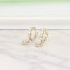 .81 CTW Diamond Dangling Earrings 14K Yellow Gold JS245E-YG