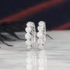 .654 CTW Diamond Clip Earrings 14K White Gold JS246E-WG