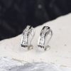 .50 CTW Diamond Clip Earrings 18K White Gold E0137-WG