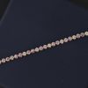 2.88 CTW Sapphire w/ .86 CTW Diamond Tennis Bracelet 18K Rose Gold B229-RG