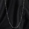 18K White Gold Chain C39-1 WG