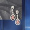 .64 CTW Diamond Dangling Earrings 18K Twotone E0145-WRG